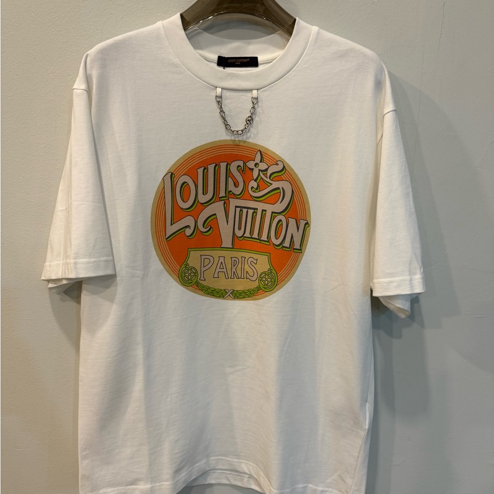 Louis Vuitton White T-Shirt Oversize